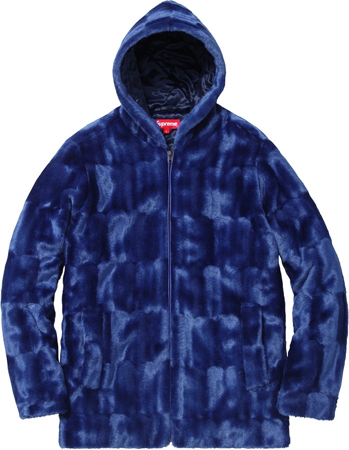 Faux Fur Hooded Zip Jacket view 2